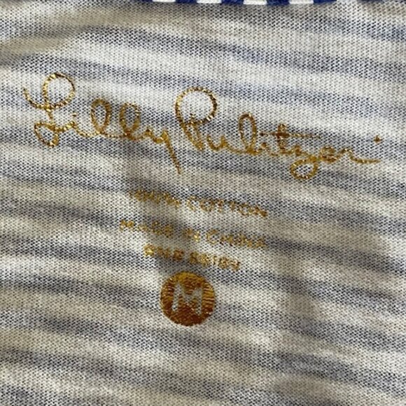 LILLY PULITZER Bomber Blue Exotic Garden Engineered Beacon Dress Size M - Picture 5 of 16